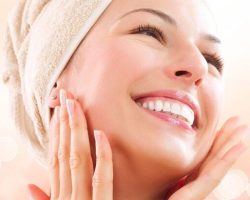 glowing facial